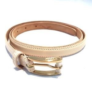 Furla Skinny Leather Belt